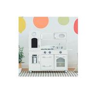 Teamson Kids White Westchester Retro Wooden Kitchen Toy Kitchen With Ice Maker Teamson Kids White