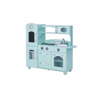 Teamson Kids Mint Wooden Toy Kitchen With Fridge Freezer & Oven By in Green Teamson Kids Green