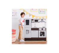 Teamson Kids Munich Kids Wooden Play Kitchen & Battery Powered Writing Board Grey Teamson Kids Grey