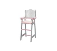 Grey Doll High Chair by Olivia's World Wooden Furniture Role Play Gift TD-0098A
