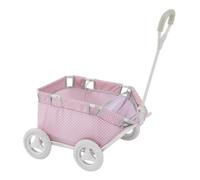 Teamson Kids Polka Dots Princess Baby Doll Wagon, Pink