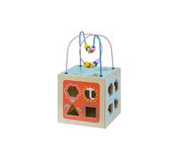 Teamson Kids Preschool 5 in 1 Wooden Activity Cube,