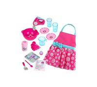 Sophias 18 PC Set of 18 Inch Doll Clothes Apron Plus Baking Accessory Set for Girl Dolls Mini Doll Food & Apron Cookware Set Perfect for Your American