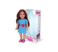 Sophia's By Teamson Kids 18" All Vinyl Auburn Hair Doll "hailey" With Blue Eyes, Blue
