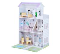 Olivia's Little World Large Grand Purple Dolls House Wooden Doll House