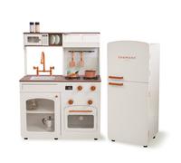 Teamson Kids Wooden Play Kitchen with Modular Fridge, Sink & 14 Accessories in White Teamson Kids White