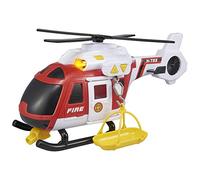 Teamsterz 1416392 Light and Sound Fire Helicopter Toy, 3-6 Years