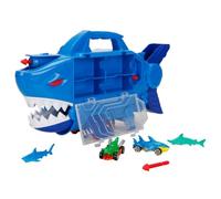 Teamsterz Beast Machines Shark Destroyer Set Includes 2 Die Cast Vehicles, 2 Shark Figures, 3 Missile Launcher and Storage for Up to 8 Cars, Case