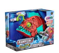 Teamsterz Colour Changing Piranha Power Wash Playset | Includes 1 Water Activated Colour Changing Car | Ideal Car Toys For Water & Bath Time | Kid's Play Vehicle Sea Animal Launcher Track Set | 3+