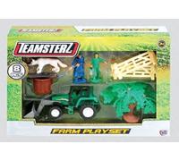 Teamsterz Die-cast Teamsterz Farm Play Set With Animals and Accessories (Assorted)