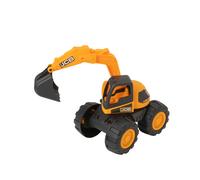 Teamsterz JCB 7-Inch Orange | JCB Construction Vehicle Toy | Indoor, Outdoor & Sandpit Play | Kids' Construction Trucks & Vehicles | Play Figures for Boys & Girls | Durable Toy for 18M+ (Excavator)