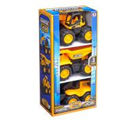 Teamsterz JCB Construction Vehicles- Set of 3