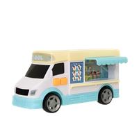 HTI Toys UK Ltd Teamsterz Light and Sound Ice Cream Van Toy in Yellow, Plastic/Metal | Charlies