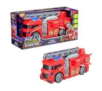 Teamsterz Mean Machines Fire Engine | Fire Truck Toy With Realistic Lights & Sounds | Firefighter Emergency Rescue Truck Toys | Extendable Fire Ladder | Educational Toys | For Ages 3+