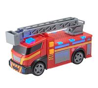 Teamsterz Mighty Machines Small Fire Engine | Fire Truck Toy With Realistic Lights & Sounds | Firefighter Emergency Rescue Truck Toys | Extendable Fire Ladder | Educational Toys | For Ages 3+