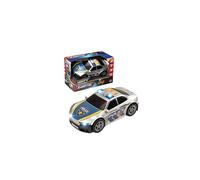 Teamsterz Mighty Machines Small Police Car | Realistic Lights And Sounds Police Rescue Car | Emergency Service Vehicle Play Car | Kids' Play Figures