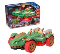 Teamsterz Monster Minis Dino Car | Light & Sound Monster Car | Realistic Engine And Monster Noises With Flashing Lights | Monster Chomping Dinosaur Jaws | Kid’s Play Figures And Vehicle Toy | Ages 3+