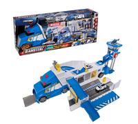 Police Truck Toy Playset with 5 cars Light & Sound Packaway Police Command Truck