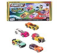 Teamsterz Street Machines Cars Playset | Die-Cast Colour Changing Cars Age 3+ | Water-Activated Toy Cars for Bath & Playtime | Perfect Vehicle Toys for Kids | Fun & Durable Cars for Ages 3+ (5 Pack)