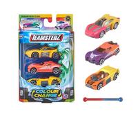 Teamsterz Street Machines Colour Change Cars Playset. Water Activated Colour Changing Cars | Ideal Car Toys For Water & Bath Time | Suitable For Ages 3+ (3 Pack)
