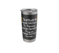 Teamwork Coming Together is The Beginning - Awesome Employee Stainless Steel Insulated Tumbler