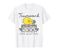 Teamwork Fuels Great Ideas Funny Raccoon Office Humor Design T-Shirt