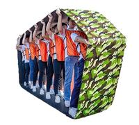 Teamwork Game Running Mat - Outdoor Rolling Mat for Family Fun, Backyard Birthday Party Equipment