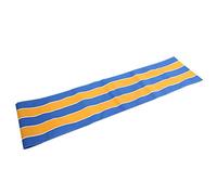 Teamwork Games Group Learning Activity Fun Playing Run Mat Oxford Cloth Waterproof Damp-proof, Blue&yellow Stripe, Enhance Balance Ability, Exercise Coordination (4 meters