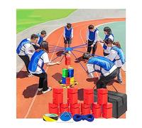 Teamwork Games Teamwork Outdoor Activities for Company Team Building/School Sports Day/Birthday Party Games - Hand-eye Co-ordination Games for Kids & Adults