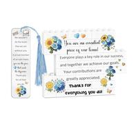 Teamwork Gifts Birthday Colleague Friend Keepsake Heart Desk Signs Bookmarks Team Thank You Presents Puzzle Plaques Christmas Women Men Appreciate Retirement Bookmarks A Proud Member of an Epic Team