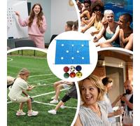 Teamwork Group Learning Hole Tarp Game | Learning Fun Team Building Games for Work - Teambuilding Toys Outdoor Sports Equipment for Teens Youth Adults