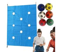 Teamwork Group Learning Hole Tarp Game, Outdoor Team Challenge Game Set, Outdoor Challenge Teambuilding Toys for School Corporate Training Backyard
