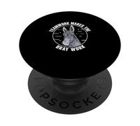 Teamwork Makes The Bray Work Funny Pack Burro Racing Lovers PopSockets Adhesive PopGrip