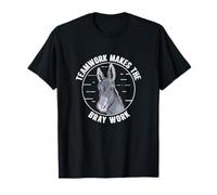 Teamwork Makes The Bray Work Funny Pack Burro Racing Lovers T-Shirt