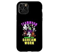 Teamwork Makes The Scream Work Funny Halloween Monsters Case for iPhone 11 Pro
