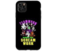 Teamwork Makes The Scream Work Funny Halloween Monsters Case for iPhone 11 Pro Max