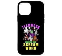 Teamwork Makes The Scream Work Funny Halloween Monsters Case for iPhone 12 mini