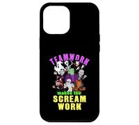 Teamwork Makes The Scream Work Funny Halloween Monsters Case for iPhone 12 Pro Max