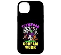 Teamwork Makes The Scream Work Funny Halloween Monsters Case for iPhone 14 Plus