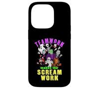 Teamwork Makes The Scream Work Funny Halloween Monsters Case for iPhone 14 Pro