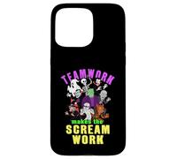 Teamwork Makes The Scream Work Funny Halloween Monsters Case for iPhone 15 Pro Max