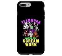 Teamwork Makes The Scream Work Funny Halloween Monsters Case for iPhone 7 Plus/8 Plus