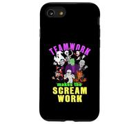 Teamwork Makes The Scream Work Funny Halloween Monsters Case for iPhone SE (2020) / 7 / 8