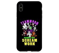 Teamwork Makes The Scream Work Funny Halloween Monsters Case for iPhone XS Max
