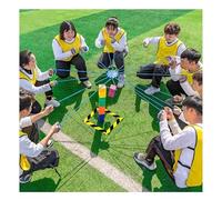 Teamwork Tower Games Group Learning Activity Fun Playing Teens Adults Field Day Outdoor Indoor School Backyard Party