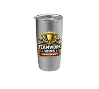 Teamwork Wins Championships, Team, Winner Stainless Steel Insulated Tumbler