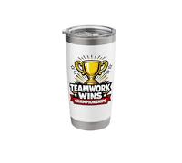 Teamwork Wins Championships, Team, Winner Stainless Steel Insulated Tumbler