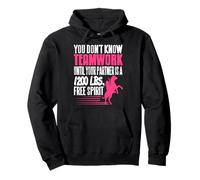 Teamwork with 1200 Lbs Untamed Soul Equine Bond Pullover Hoodie