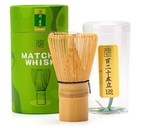 TEANAGOO Bamboo Matcha Whisk (Chasen), Handcrafted Whisk Set for Daily Matcha Prep/Frothy Latte, Traditional Japanese Tea Ceremony Gift Set for Lovers.(120-prong)