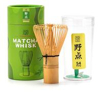 TEANAGOO Bamboo Matcha Whisk (Chasen), Handcrafted Whisk Set for Frothy Matcha Latte, Traditional Starter Matcha Kit (54-prong)